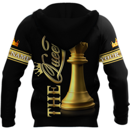 3D All Over Printed Chess Lovers- Queen Unisex Shirts  NTN17022101 Custom Name XT
