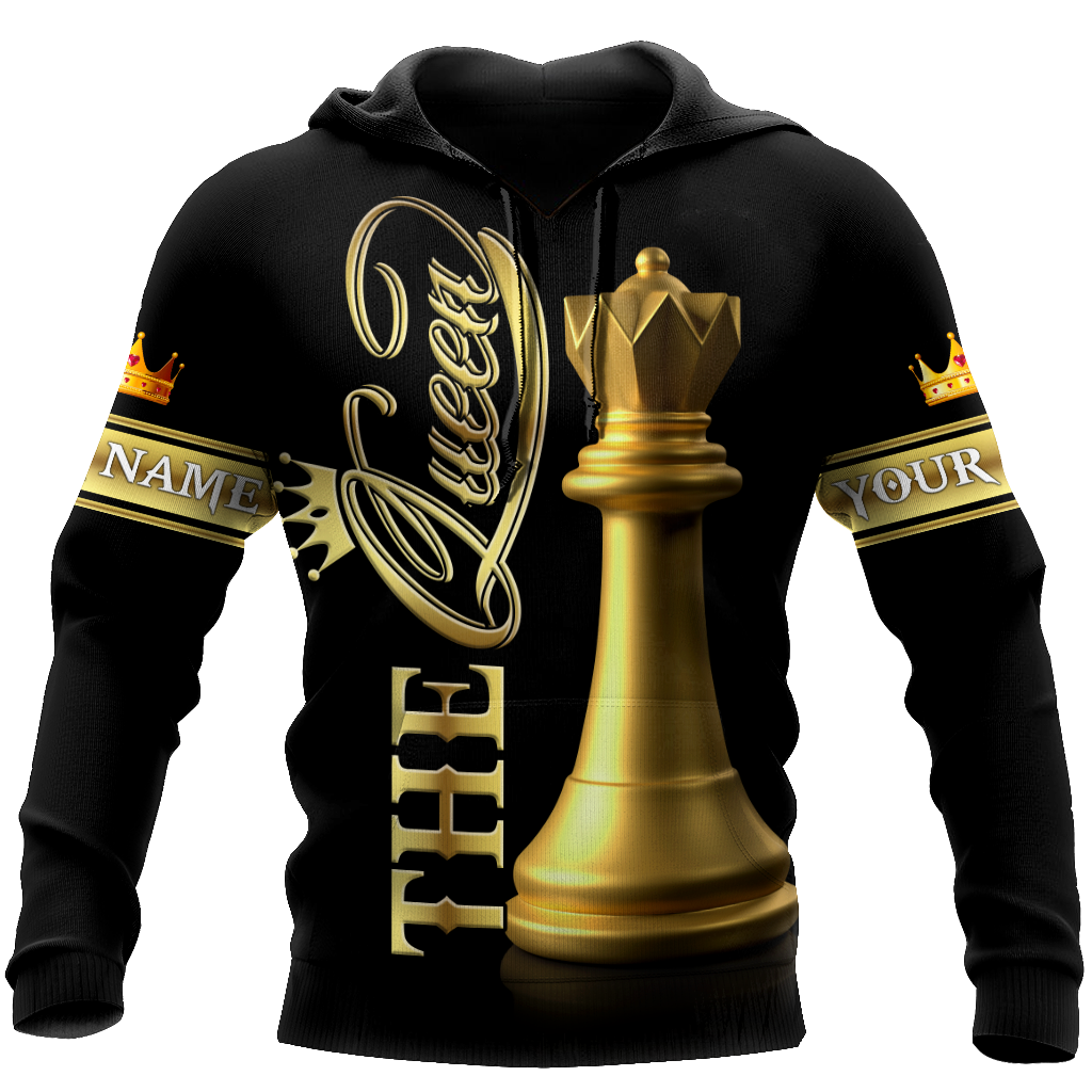 3D All Over Printed Chess Lovers- Queen Unisex Shirts  NTN17022101 Custom Name XT
