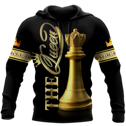 3D All Over Printed Chess Lovers- Queen Unisex Shirts  NTN17022101 Custom Name XT