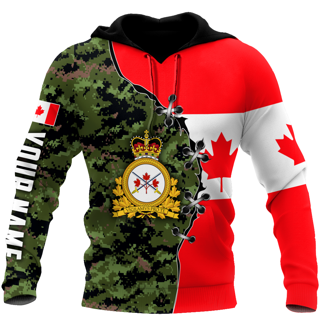 Personalized Name XT Canadian Veteran 3D All Over Printed Clothes NTN17032102