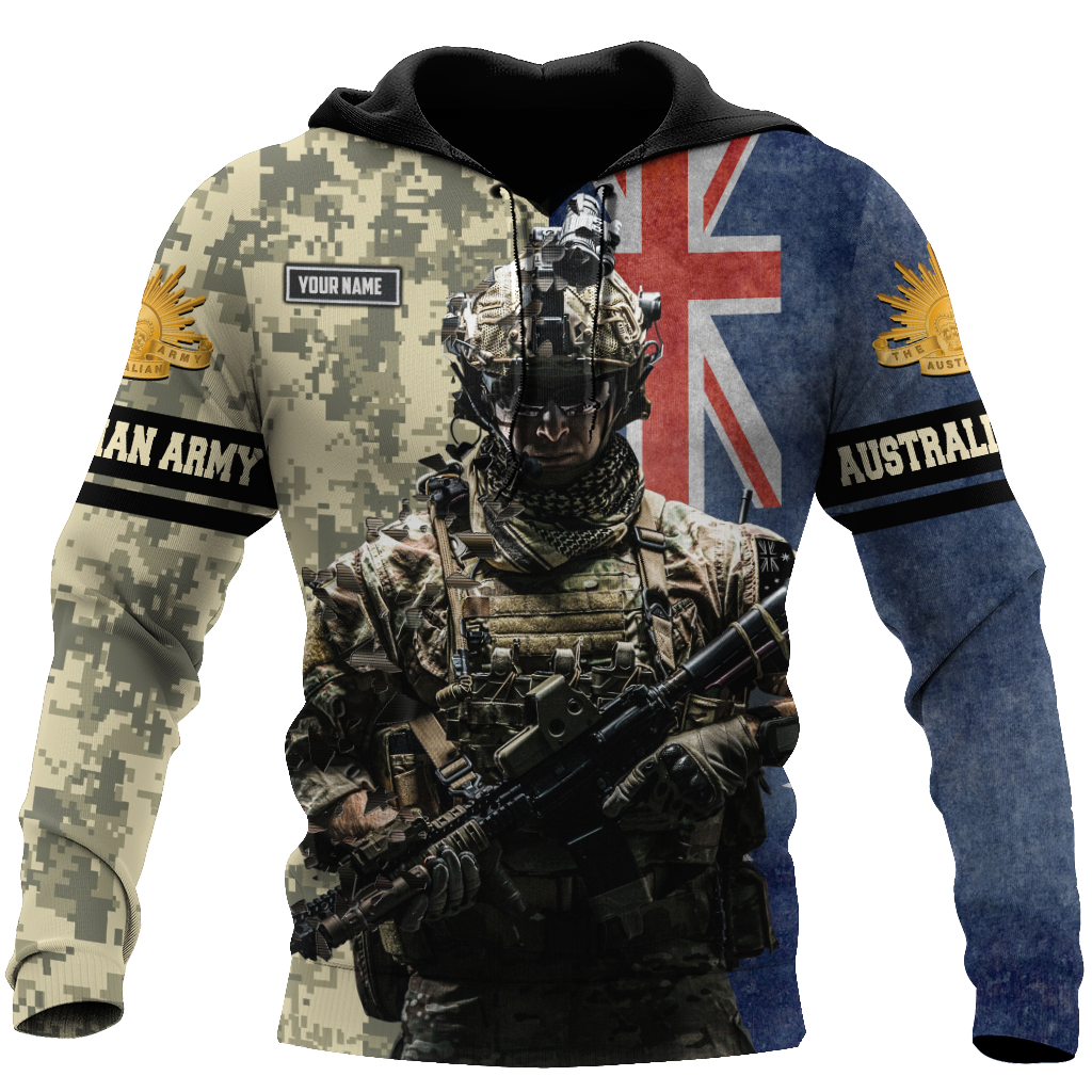Personalized Name - The Australian Army 3D All Over Printed Shirts DQB17032103