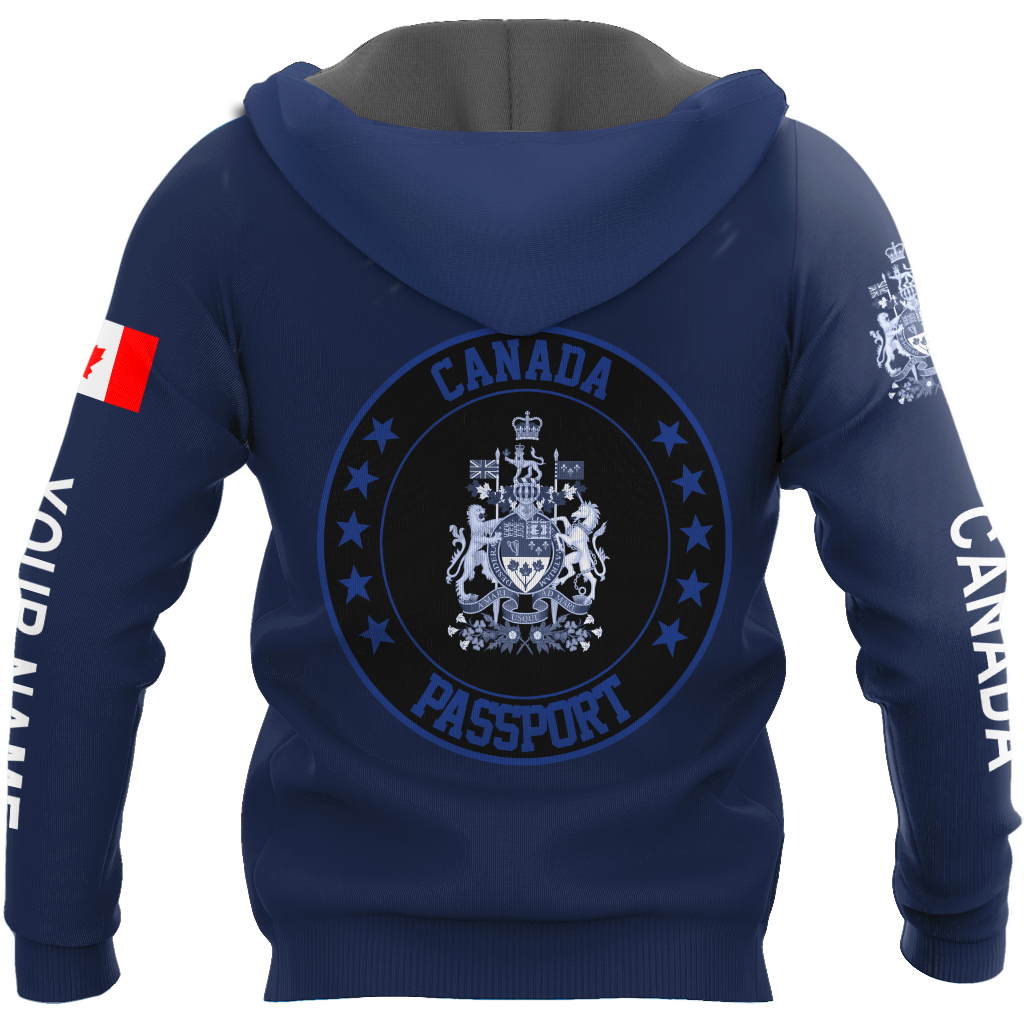 Personalized Name XT Canada Passport 3D All Over Printed Clothes DA17032104