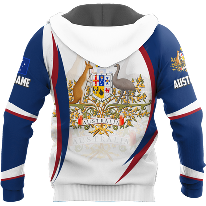 Personalized Australia 3D Printed Unisex Shirts