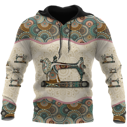 Sewing machine 3D All Over Printed Shirts For Men and Women