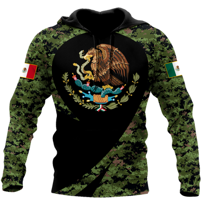 Mexico 3D All Over Printed Hoodie MH17042102