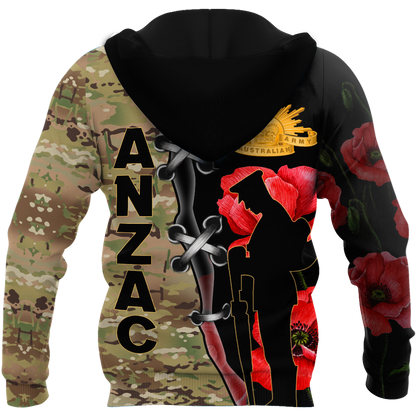 Premium Anzac Day 3D Printed Unisex Shirts TN NTN17042104