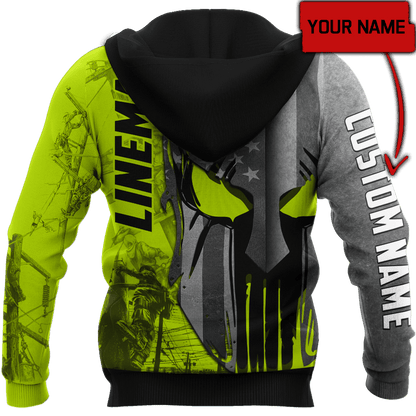 Customize Name Lineman Hoodie For Men And Women DD17052102