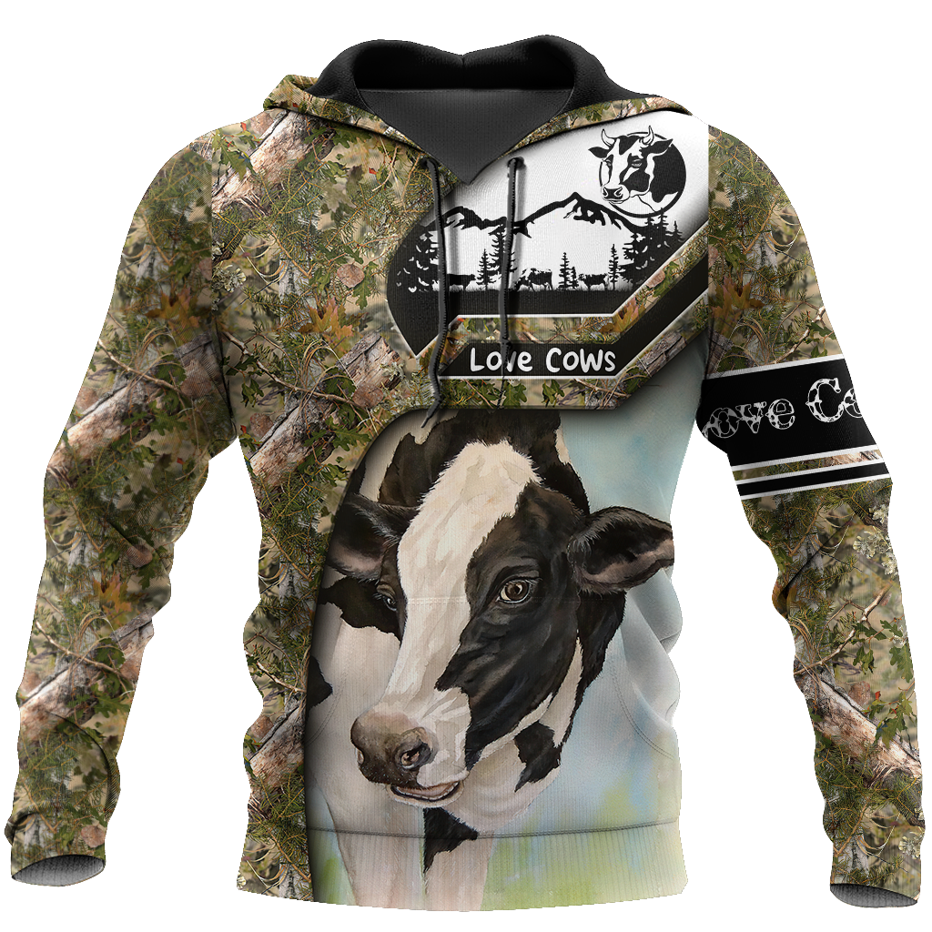 Cow 3d hoodie shirt for men and women DD11172002
