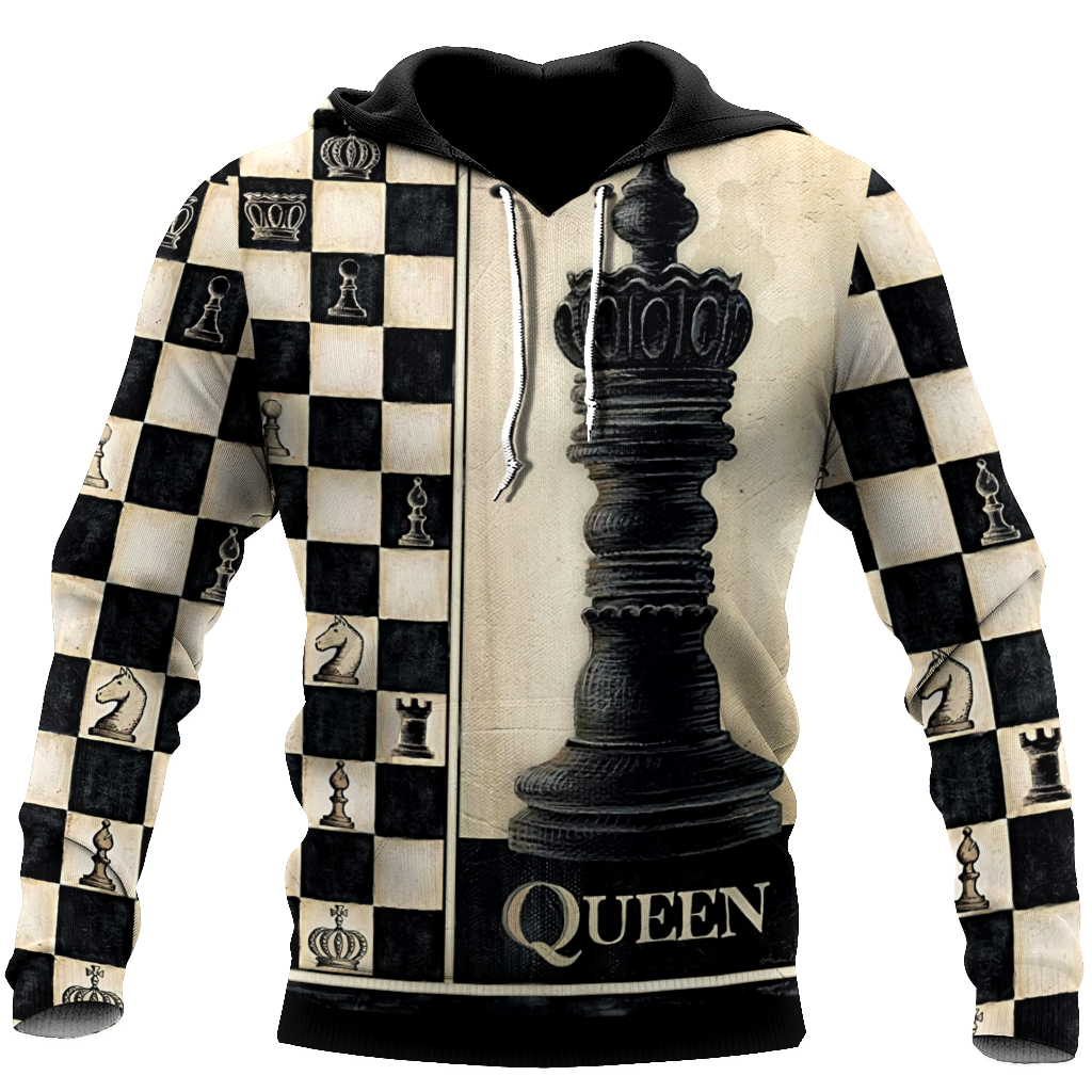 3D All Over Printed Chess Lovers- Queen Chess Unisex Shirts  PD18022103 XT