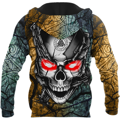 Viking Skull Hoodie For Men And Women MH18032101
