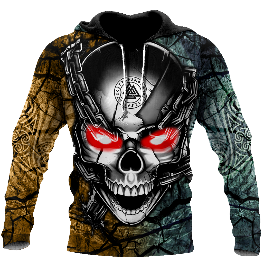 Viking Skull Hoodie For Men And Women MH18032101