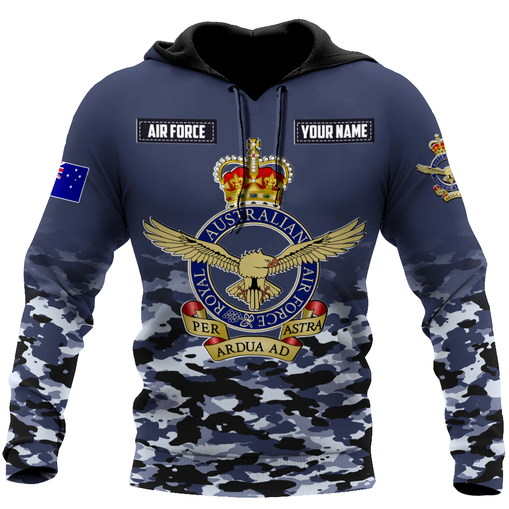 Premium Personalized Royal Australian Air Force 3D All Over Printed Unisex Shirts TN