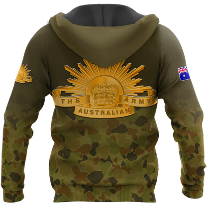 Personalized The Australian Army 3D Printed Unisex Shirts TN