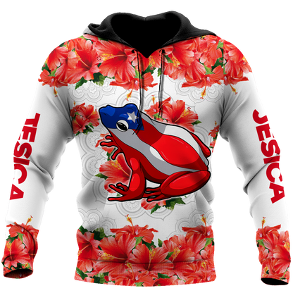 Customize Name Puerto Rico Hoodie For Men And Women MH18032102