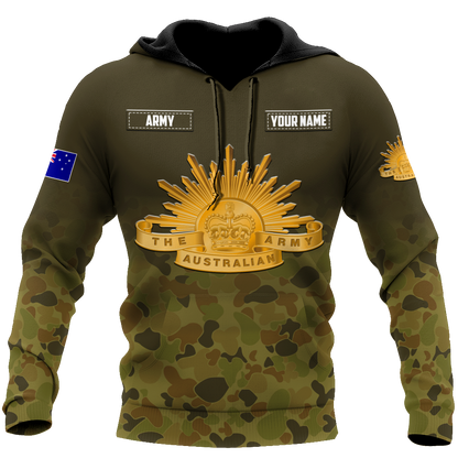 Personalized The Australian Army 3D Printed Unisex Shirts TN