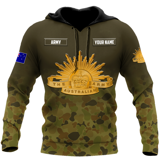 Personalized The Australian Army 3D Printed Unisex Shirts TN