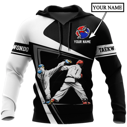 Customize Name Taekwondo Hoodie For Men And Women DD18032104