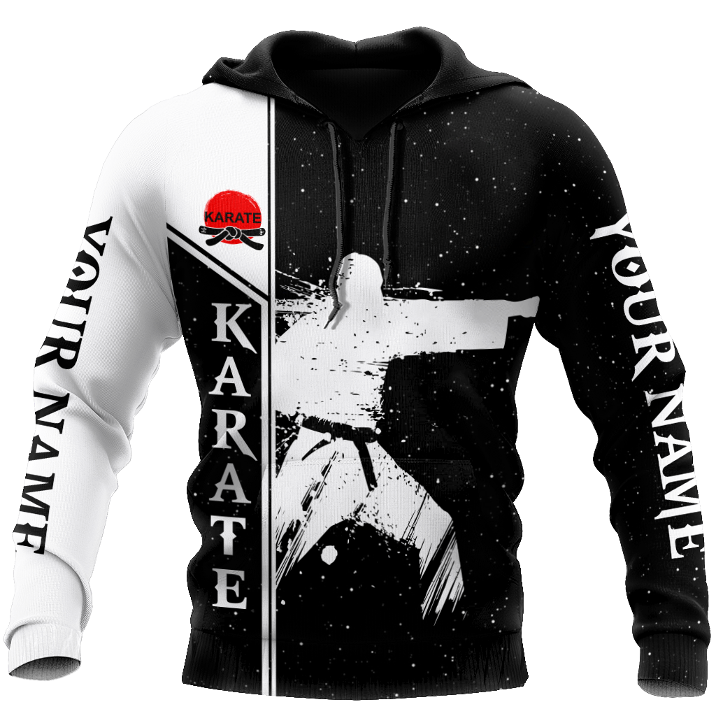 Customize Name Karate Shuto Uchi Hoodie For Men And Women TNA18032104