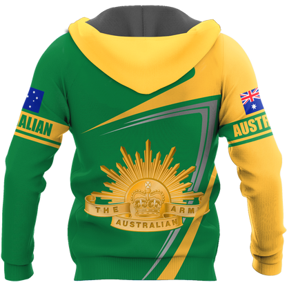 Personalized Australian Army National Colours of Australia 3D Printed Unisex Shirts TN