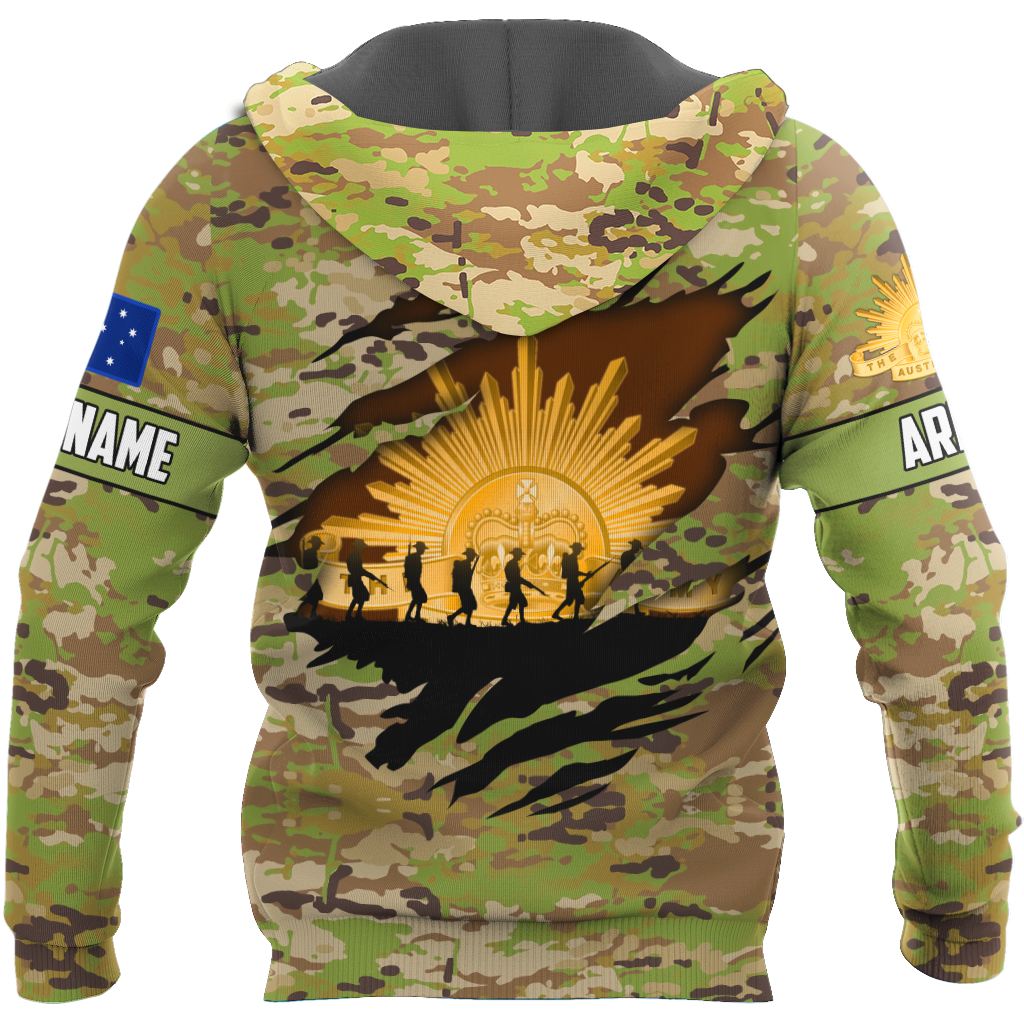 Premium Personalized Anzac Day Australian Army 3D All Over Printed Unisex Shirts TN