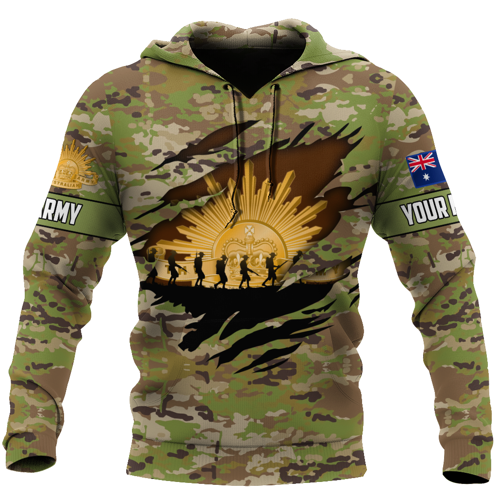 Premium Personalized Anzac Day Australian Army 3D All Over Printed Unisex Shirts TN
