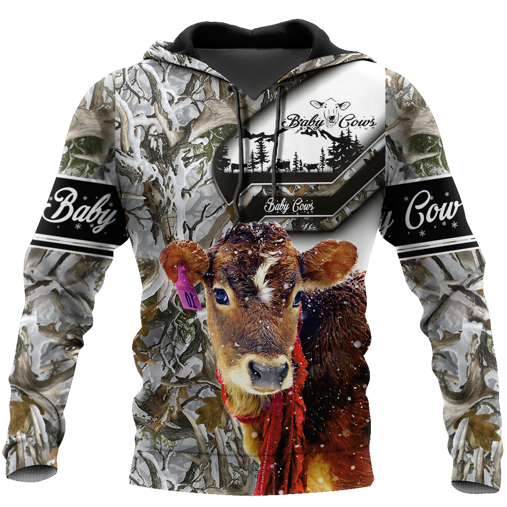 Cow 3d hoodie shirt for men and women DD11182003