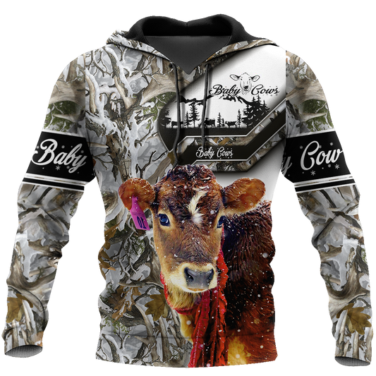 Cow 3d hoodie shirt for men and women DD11182003
