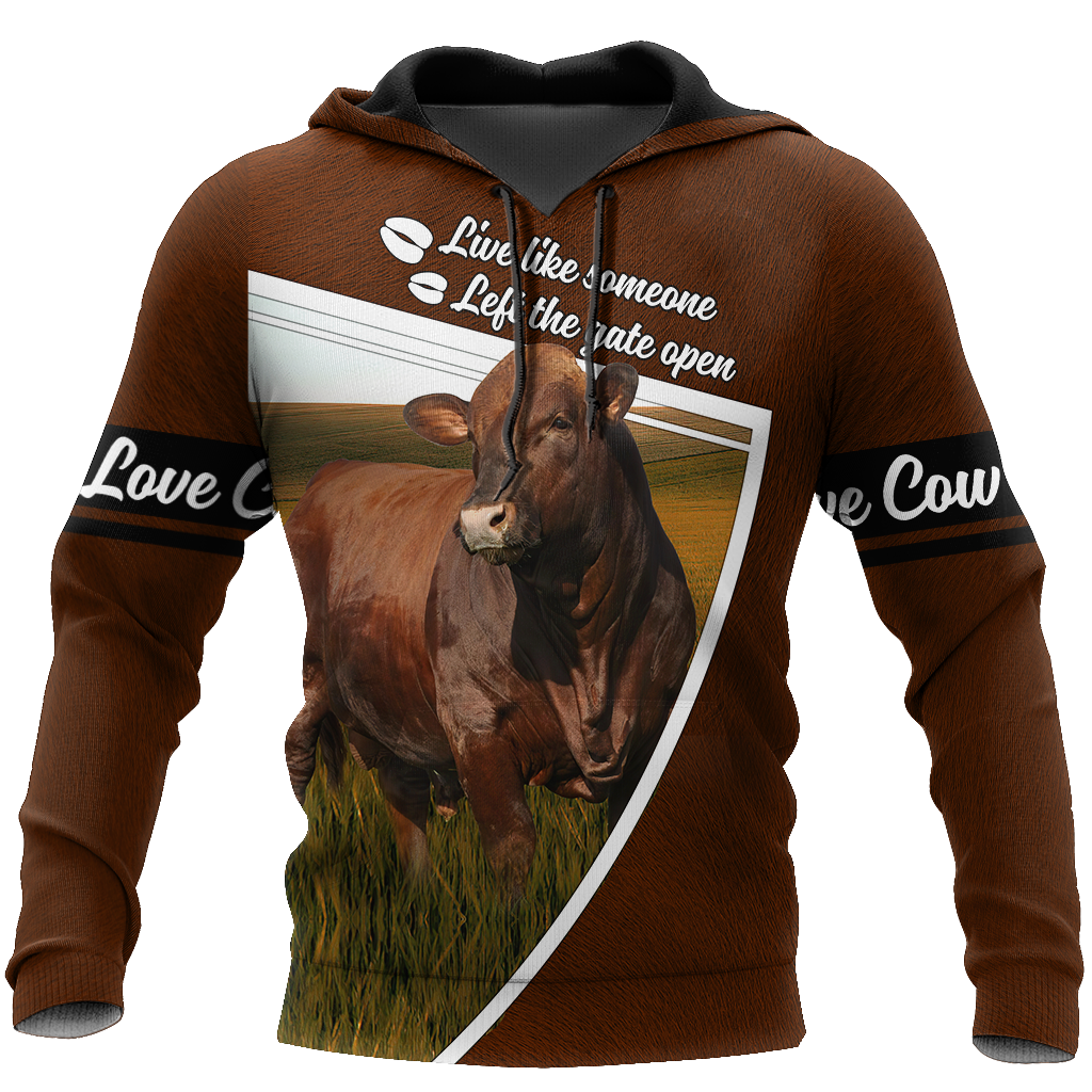 Cow 3d hoodie shirt for men and women DD11182007