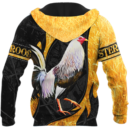 Premium Rooster 3D All Over Printed Unisex Shirts