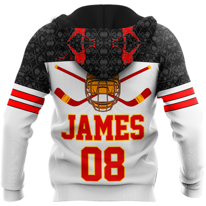 3D All Over Printed Hockey Canada Unisex Shirts Custom Name Custom number  XT