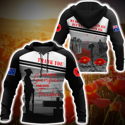 Premium Lest We Forget New Zealand Veteran 3D All Over Printed