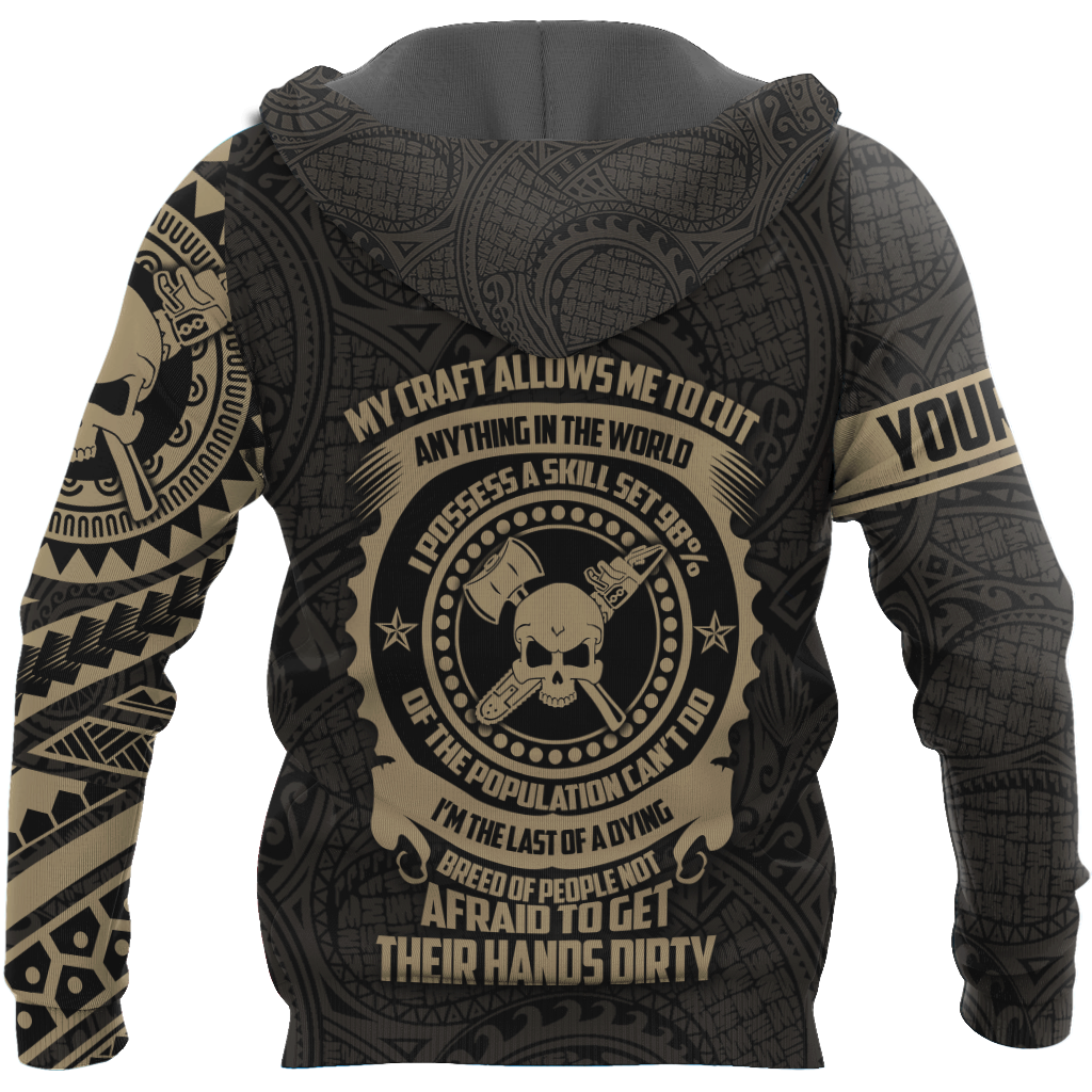 Premium Arborist Logger Lumberjack Unisex 3D All Over Printed Shirts MEI