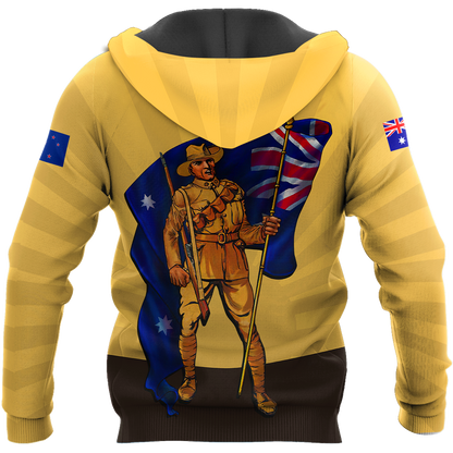 Lest We Forget Anzac Day 3D Printed Unisex Shirts