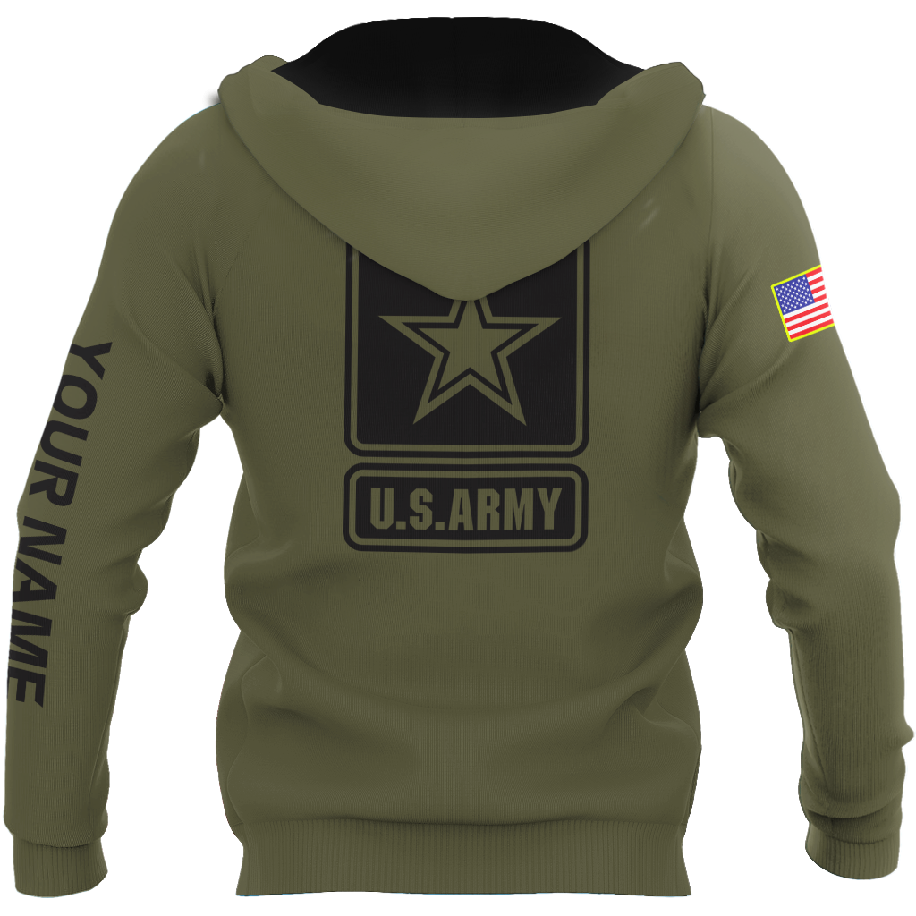 Personalized Name US Army 3D All Over Printed Shirts PD19042103