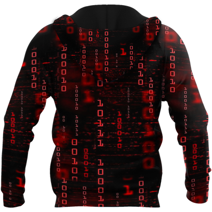 Cyber Language 3D All Over Printed Unisex Shirts
