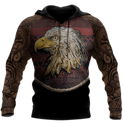 Eagle Warrior Aztec Mexican 3D All Over Printed Unisex Shirts
