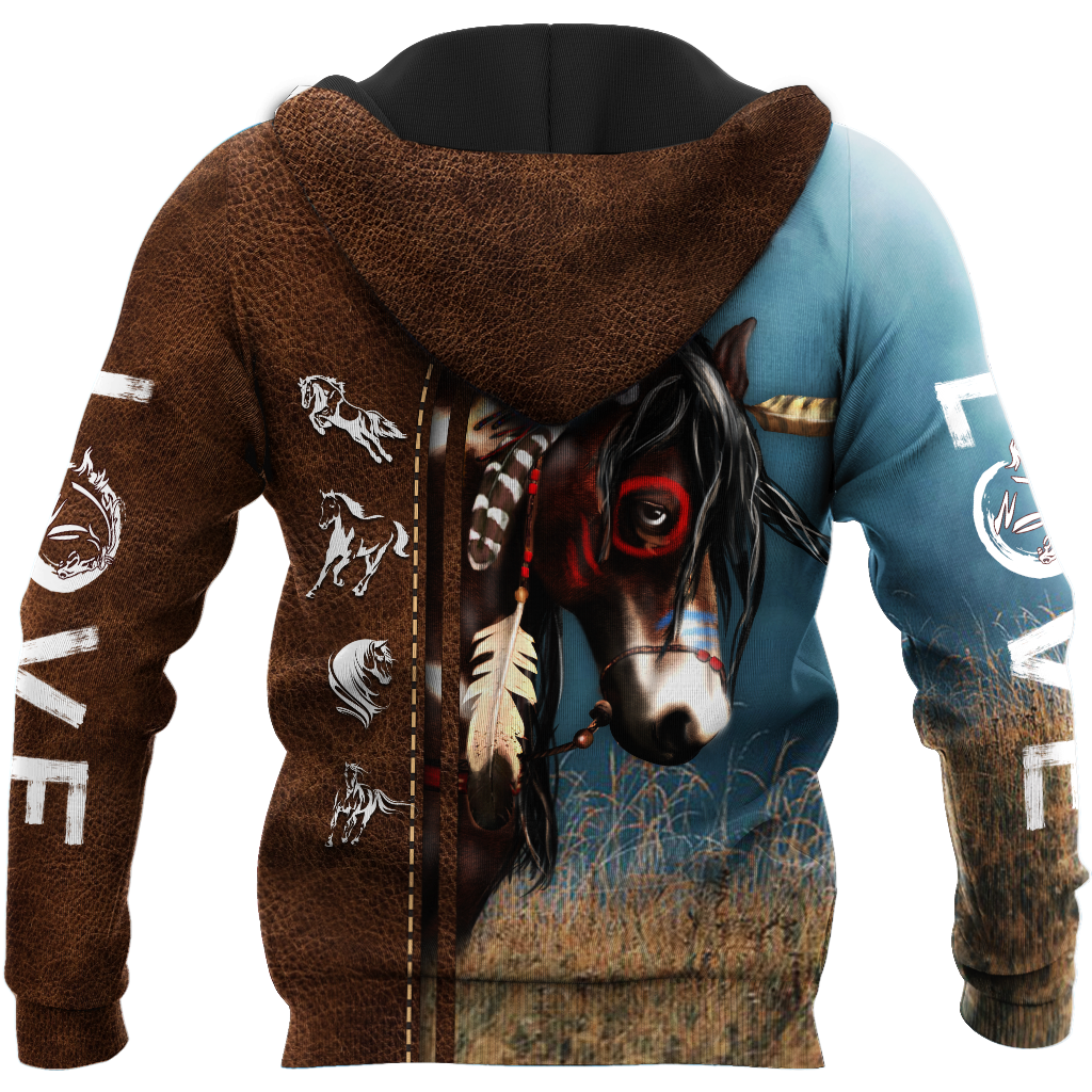 Native Horse American Paint Horse 3D All Over Printed Shirts For Men And Women TR1911201ND