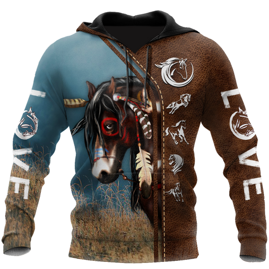 Native Horse American Paint Horse 3D All Over Printed Shirts For Men And Women TR1911201ND