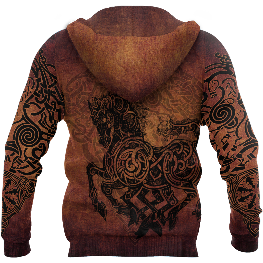 3D All Over Printed Horse Hoddie