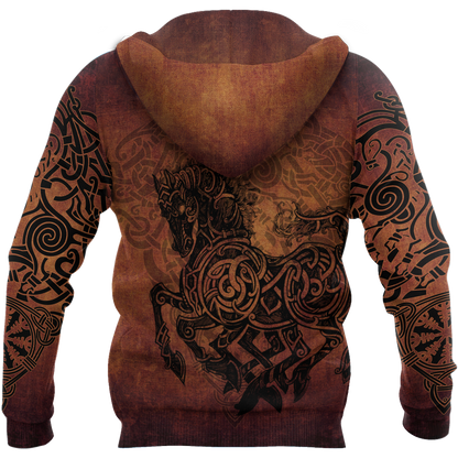 3D All Over Printed Horse Hoddie
