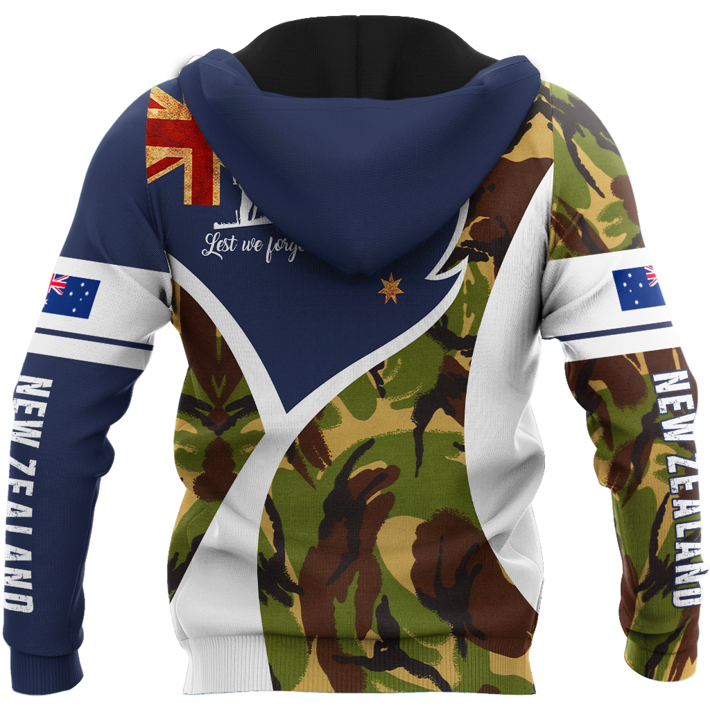 Premium Lest We Forget New Zealand Veteran 3D All Over Printed