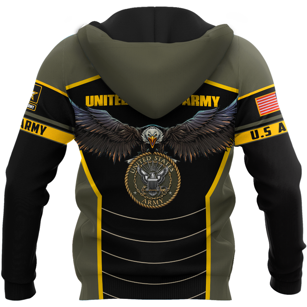 U.S Army veteran Eagle Pride design 3d print shirts VP20012101