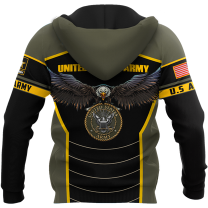 U.S Army veteran Eagle Pride design 3d print shirts VP20012101