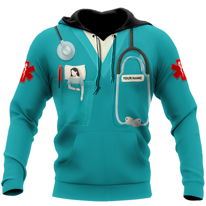 Premium Nurse Customize 3D All Over Printed Unisex Shirts