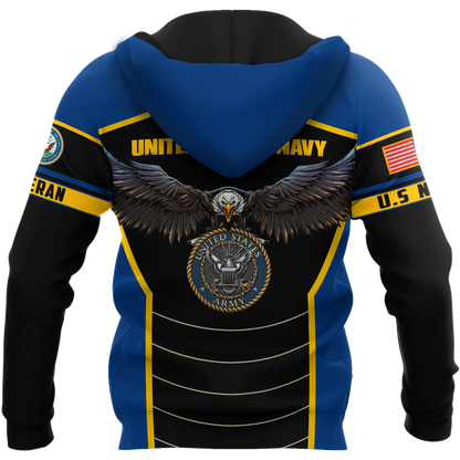 U.S Navy veteran Eagle Pride design 3d print shirts VP20012102