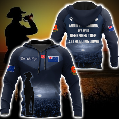 Premium Lest We Forget New Zealand Veteran 3D All Over Printed