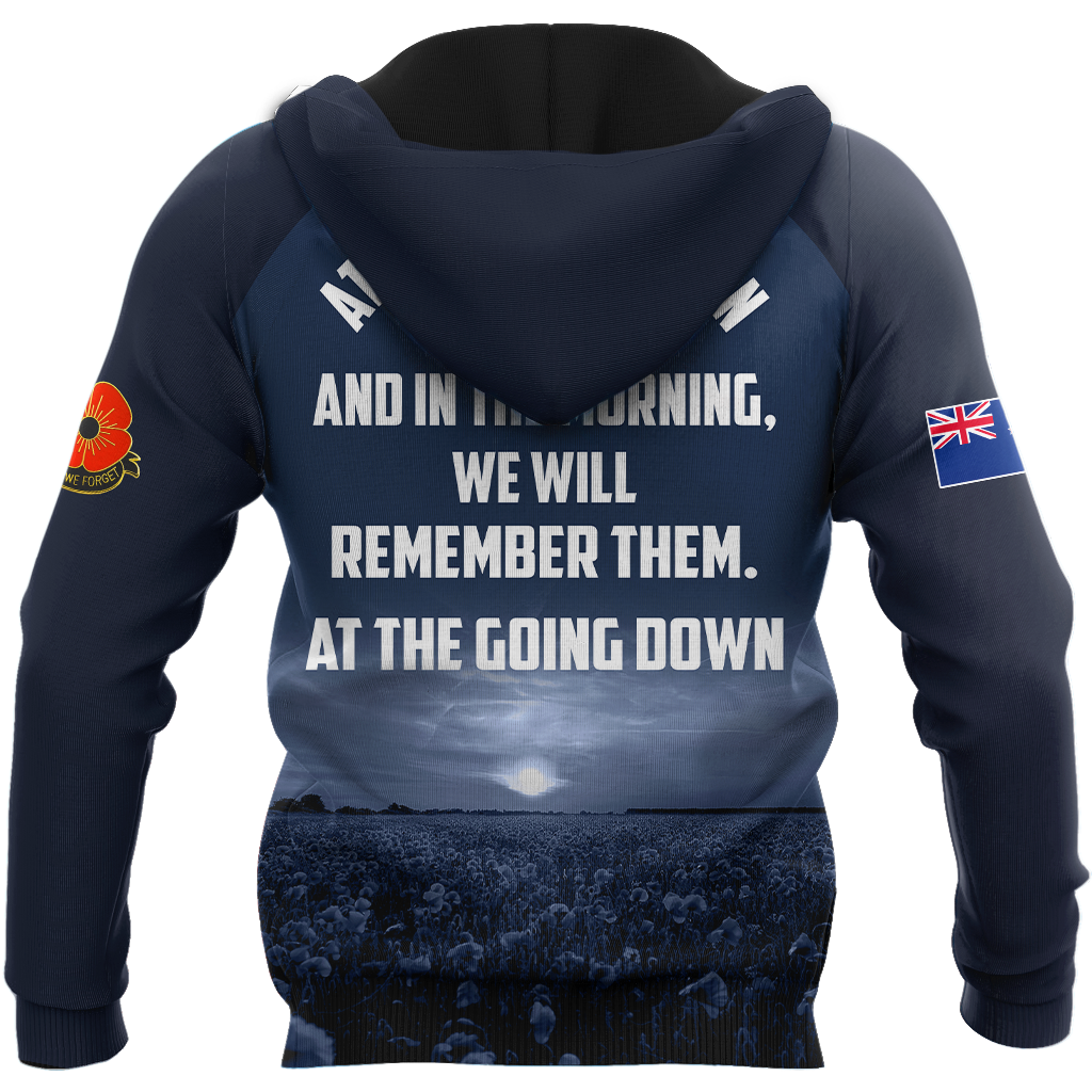 Premium Lest We Forget New Zealand Veteran 3D All Over Printed