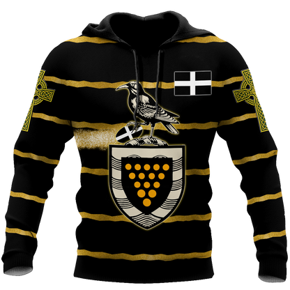 Premium 3D Printed Unisex Cornwall Rugby Shirts MEI