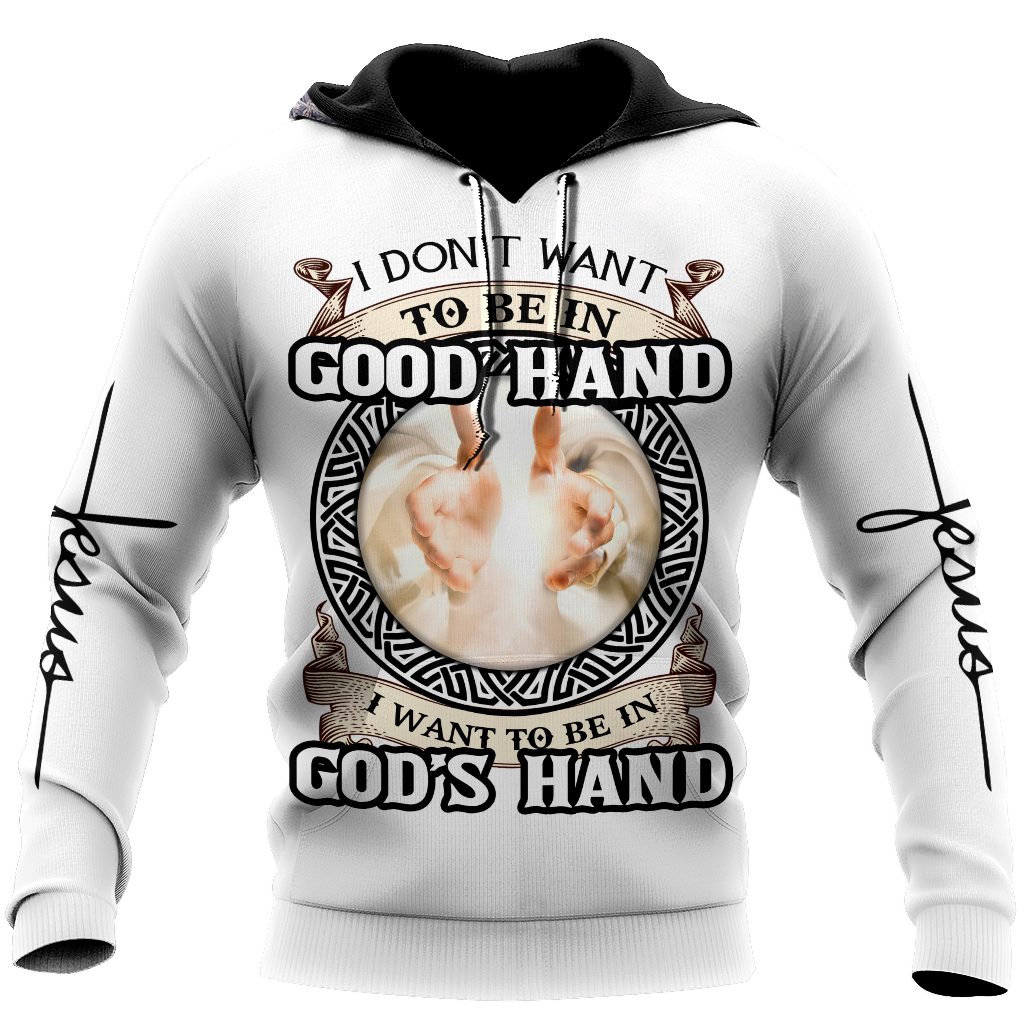 Premium Unisex Hoodie Easter Day Christian Jesus Hand Of God No59 ML