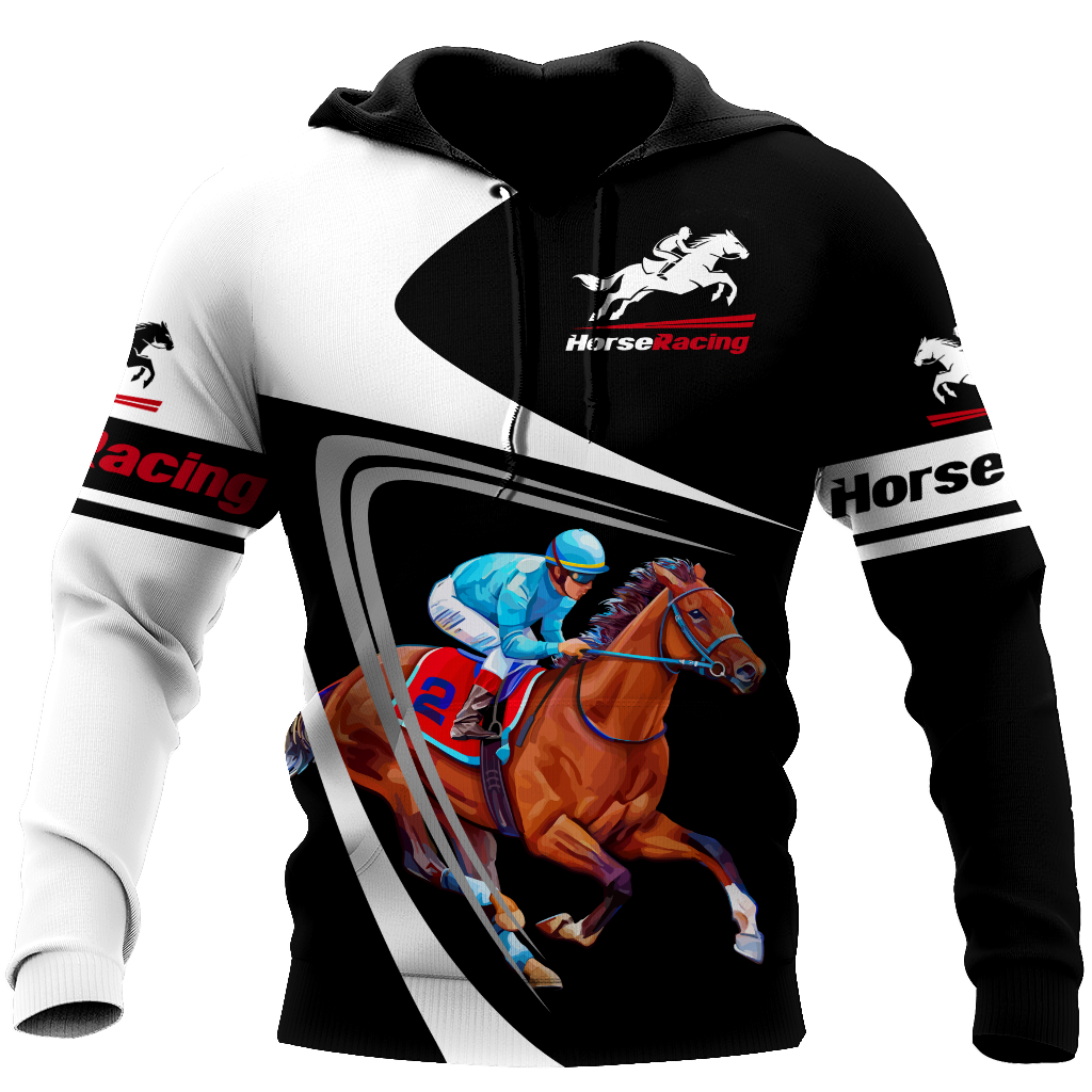 Horse Racing 3D All Over Printed Unisex Shirts